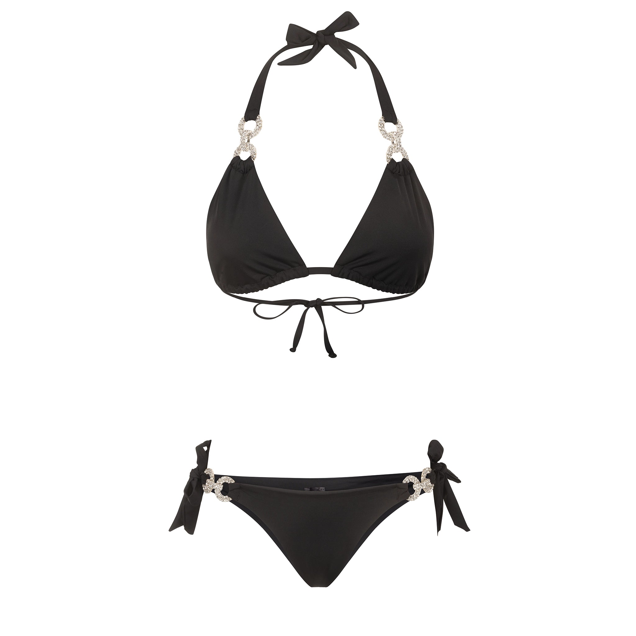 Leonie Black Crystal Bikini