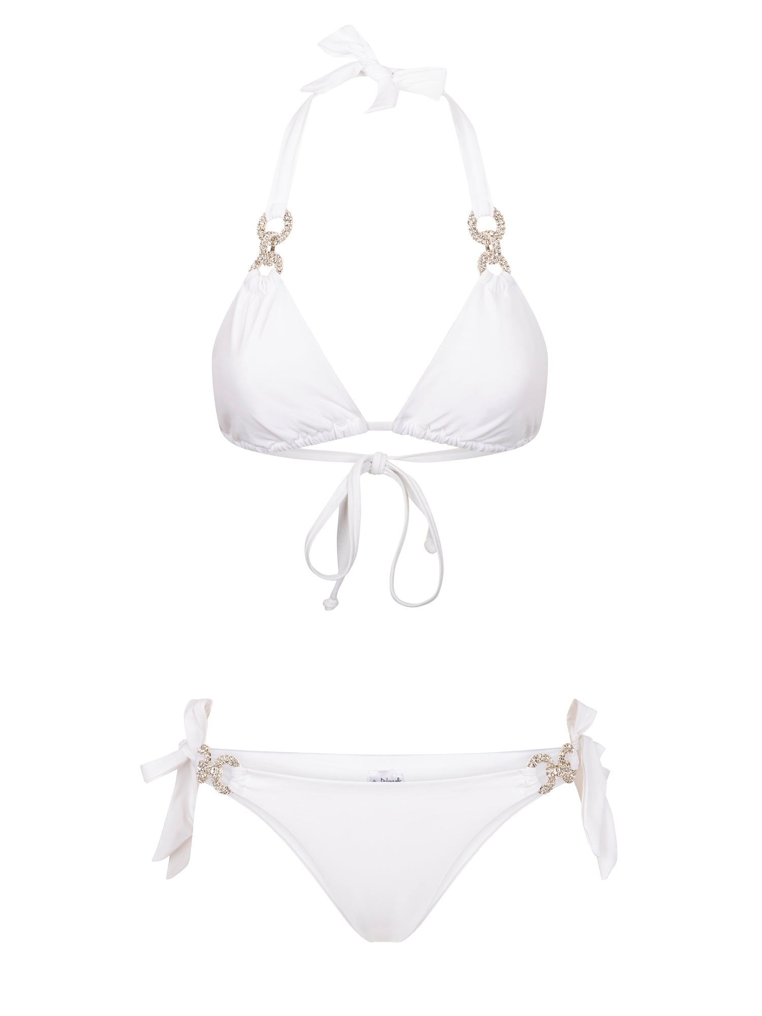 Leonie White Crystal Bikini