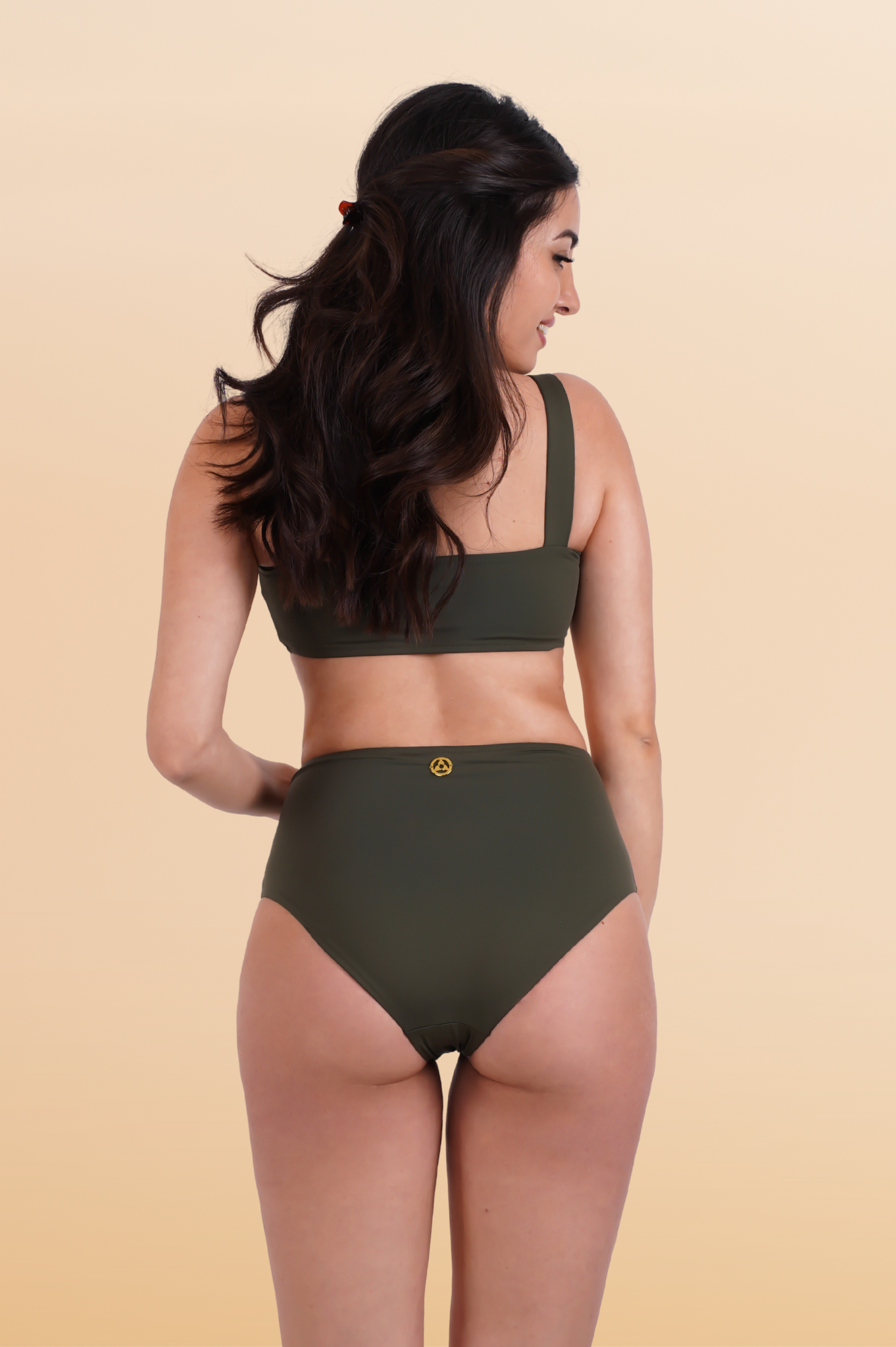 Chain Jungle Green Bikini Set