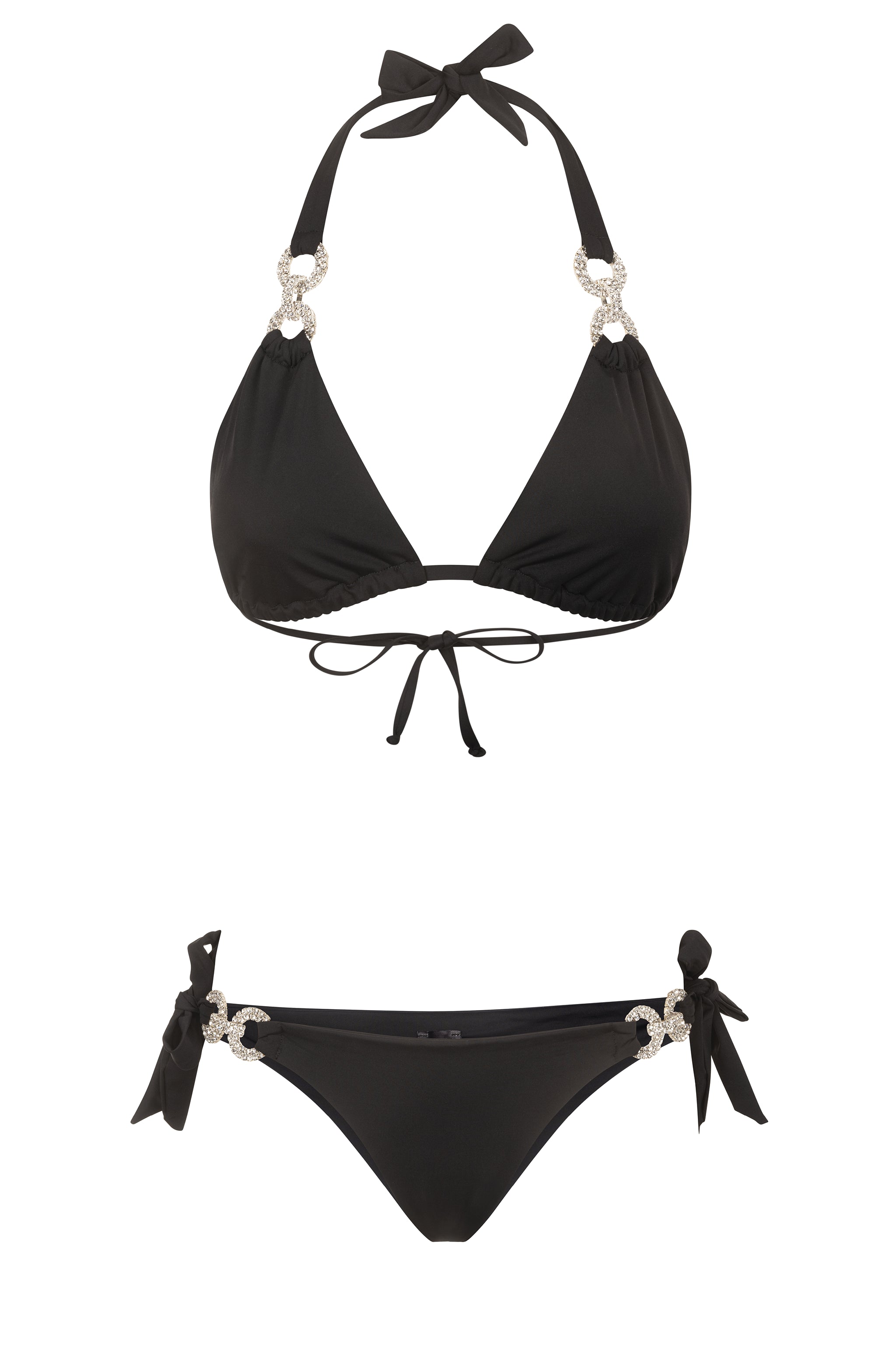 Leonie Black Crystal Bikini