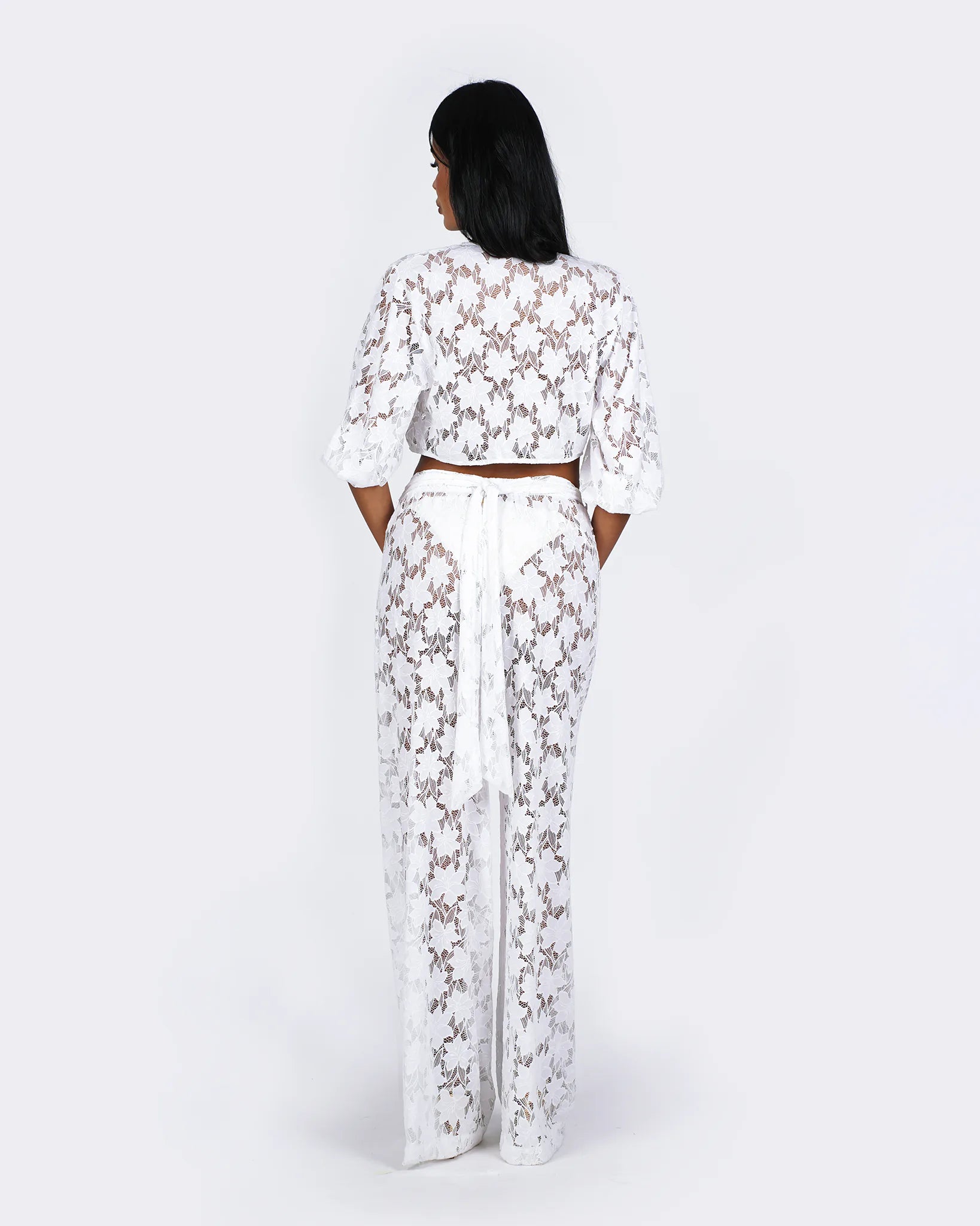 Lucia Trousers White