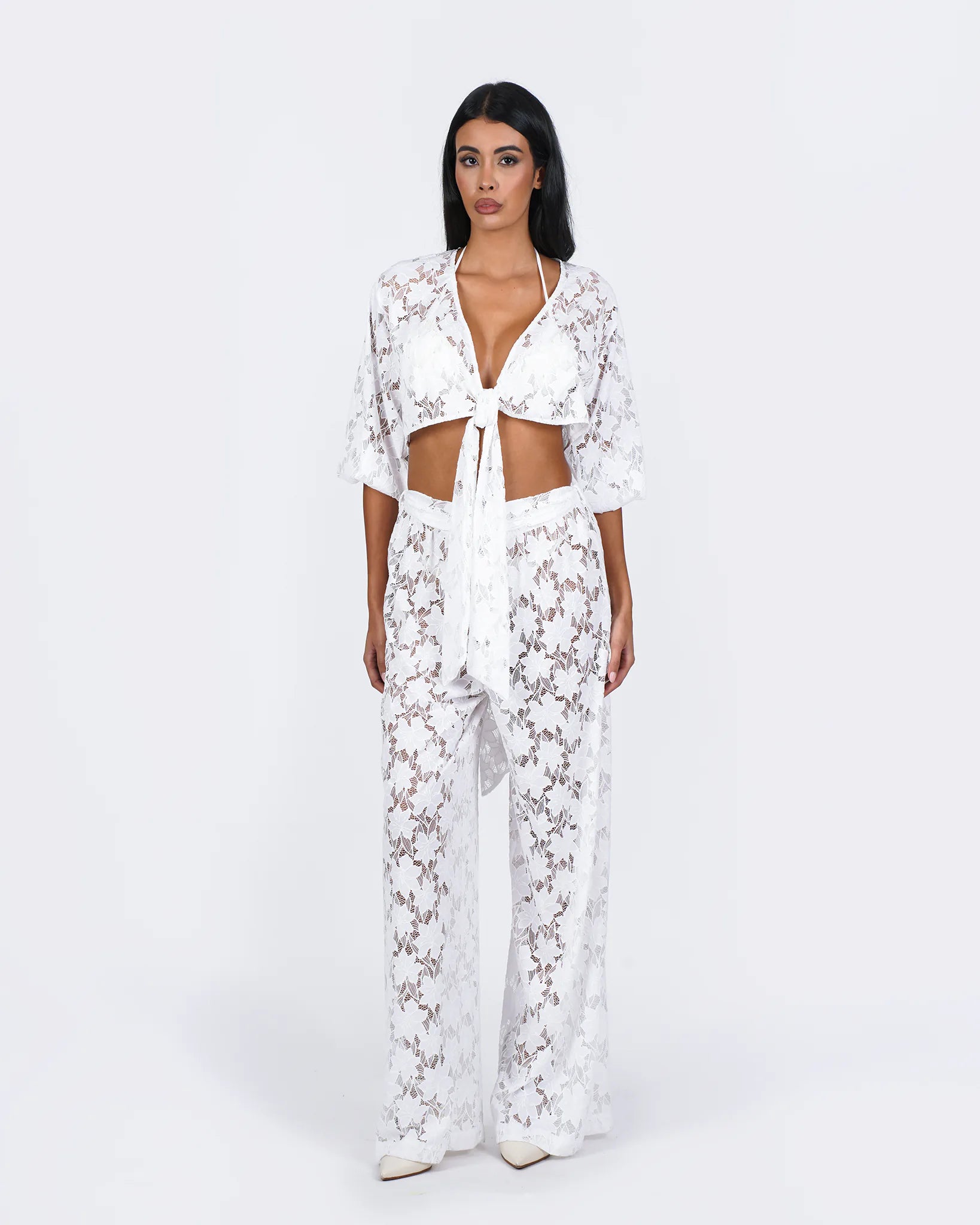 Lucia Trousers White