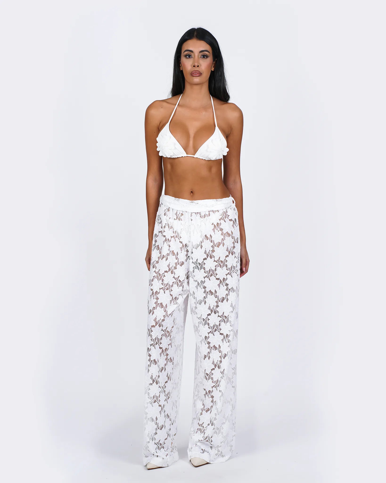 Lucia Trousers White
