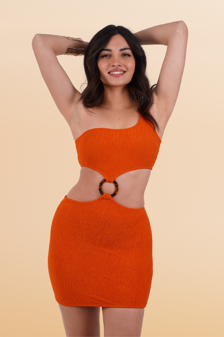 Ornella beach dress Orange